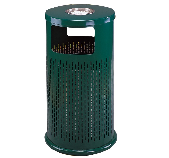 山東圓形果皮箱，東營廣場垃圾桶